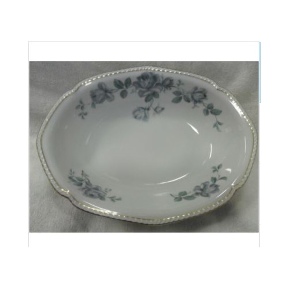 Royal Tettau Damask Rose Oval Serving Dish Germany - Picture 1 of 8